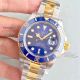 EW Factory Best Replica Rolex Submariner Two Tone Blue Dial Mens Watches (2)_th.jpg